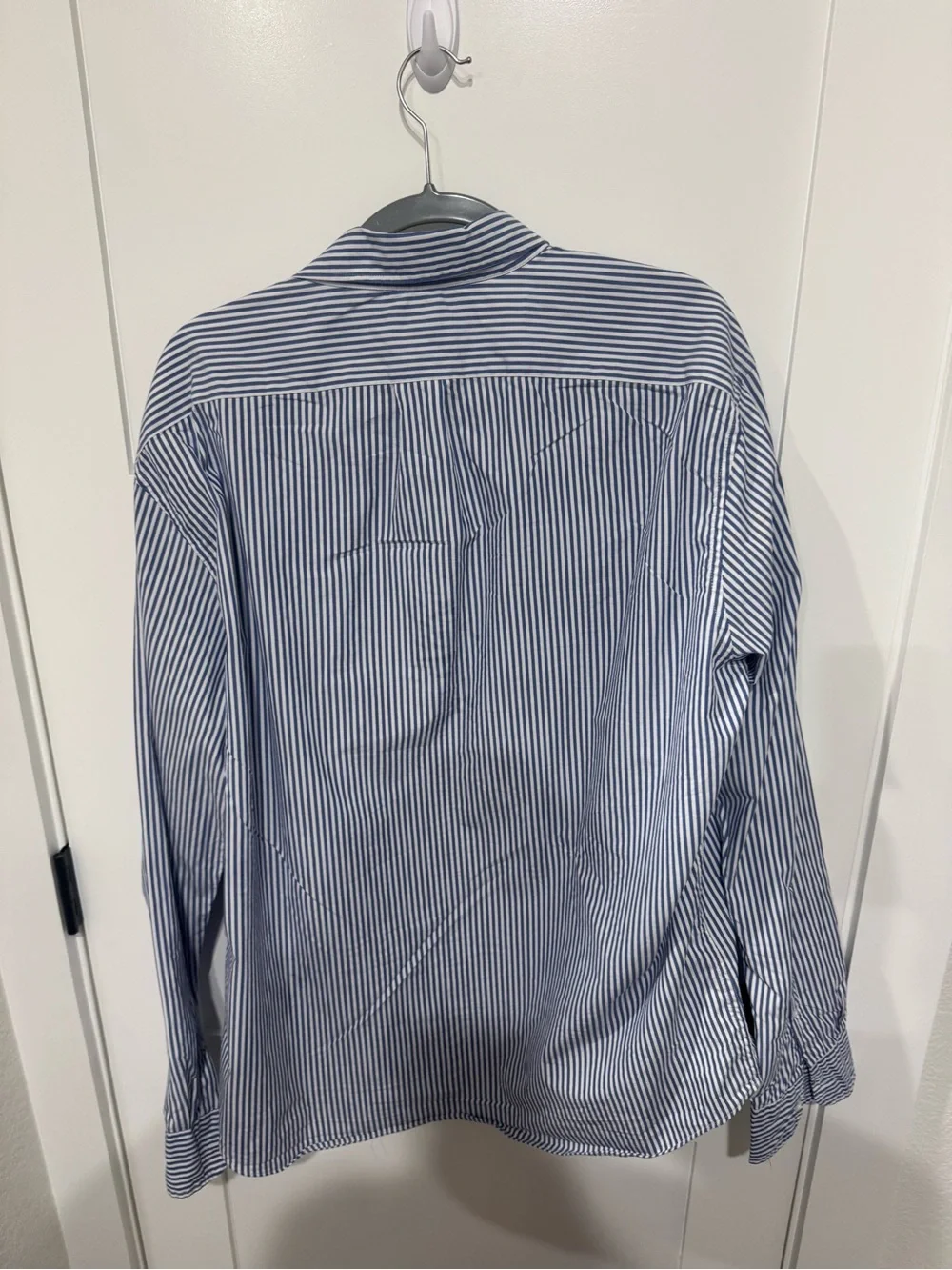 Jcrew Classic Blue Stripe Button-Down Shirt -